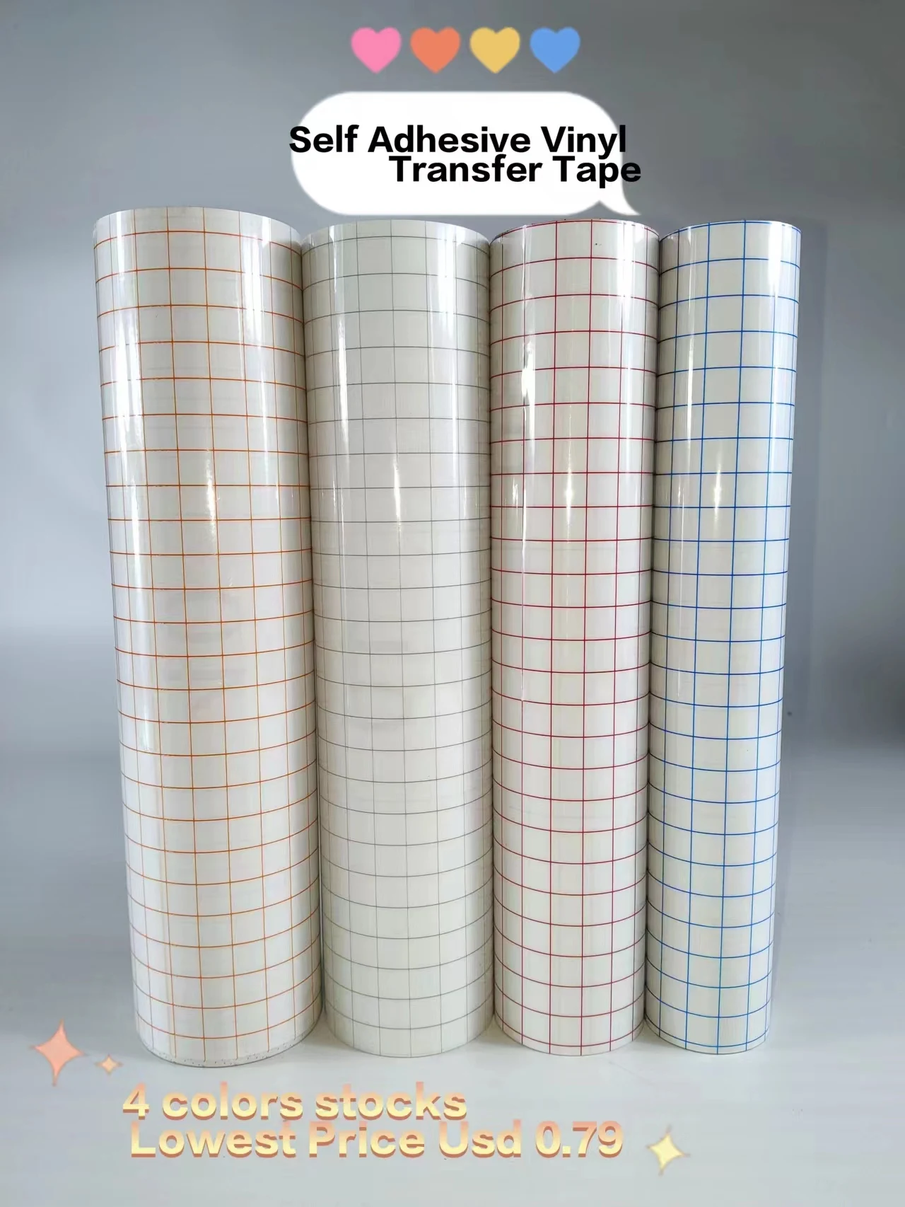 Transfer Paper Adhesive Vinyl  Adhesive Vinyl Paper Stickers - Craft  Transfer - Aliexpress
