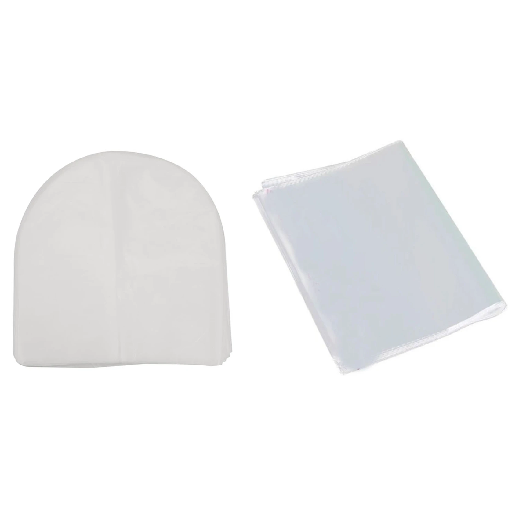 

100Pcs 12Inch Vinyl Record LP Record Plastic Bags with 100Pcs LP 12 Inch Outer Bag Sleeve Black Plastic Envelope Bag