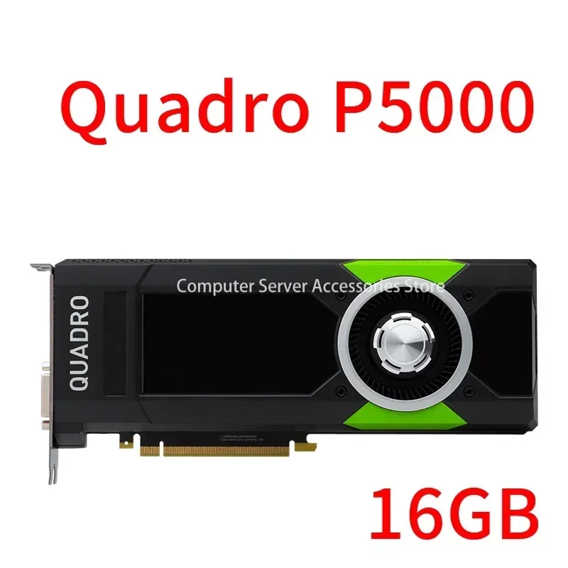 Originale Per Quadro P5000 16Gb Per Scheda Grafica Professionale Clip Video 4K Modellazione 3D E Rendering Scheda Operativa Grafica