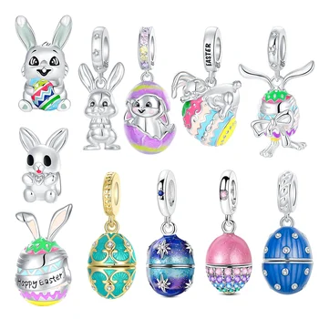 925 Silver Easter Egg Charm 1