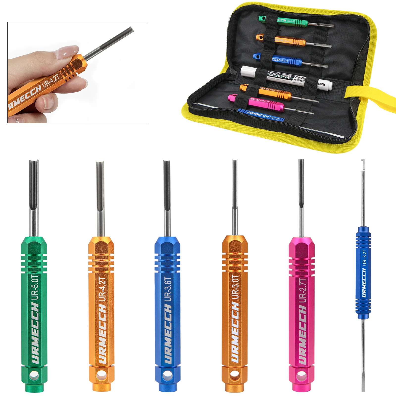 

Car Terminal Removal Tool Kit Deutsch Wire Plug Connector Pin Extractor Puller Release for Car Terminal Plug DT DTM DTP Series