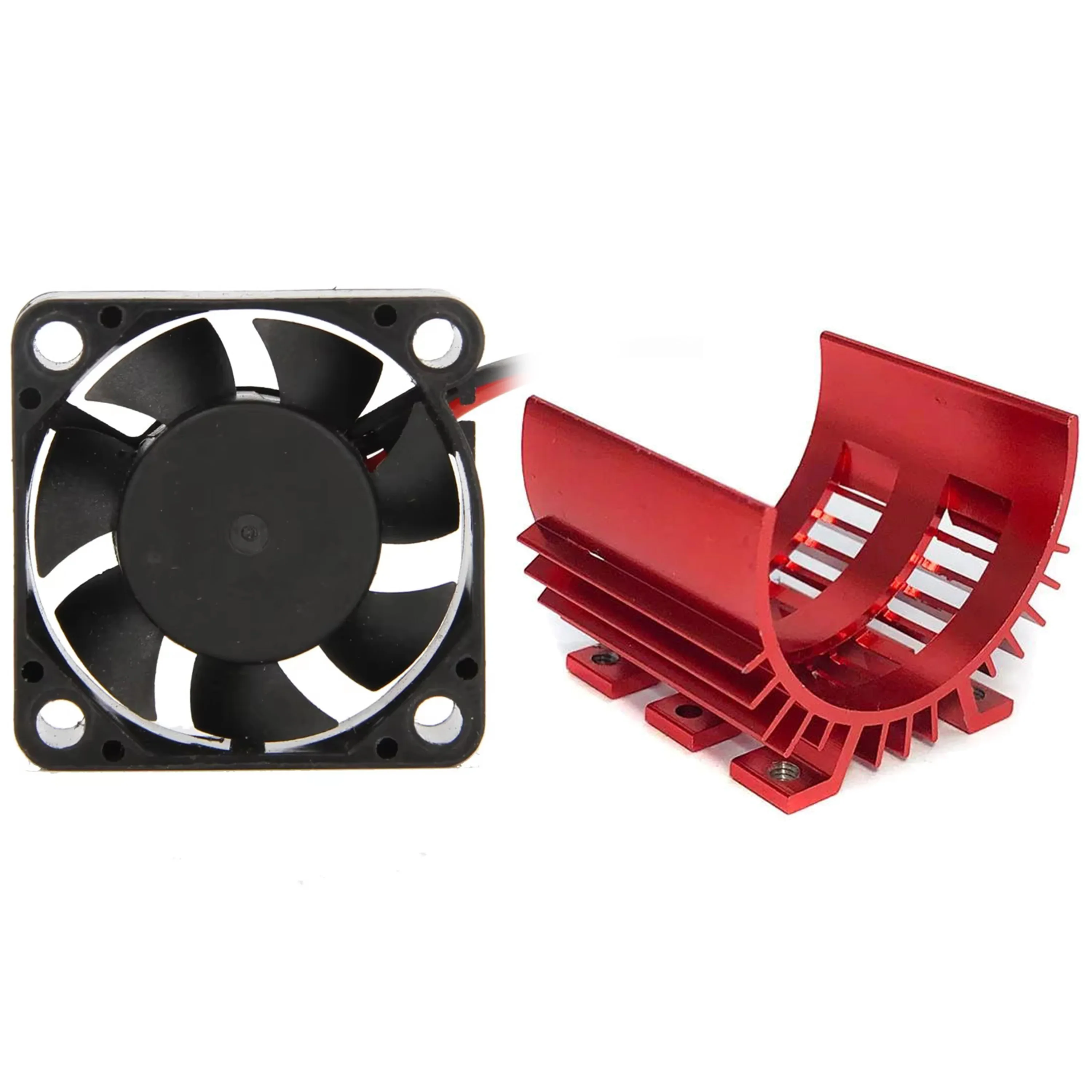 Ventilateur Refroidissement Moteur RC 5V - Alliage Aluminium - Pour Voiture 1/18 - Installation Facile - 8