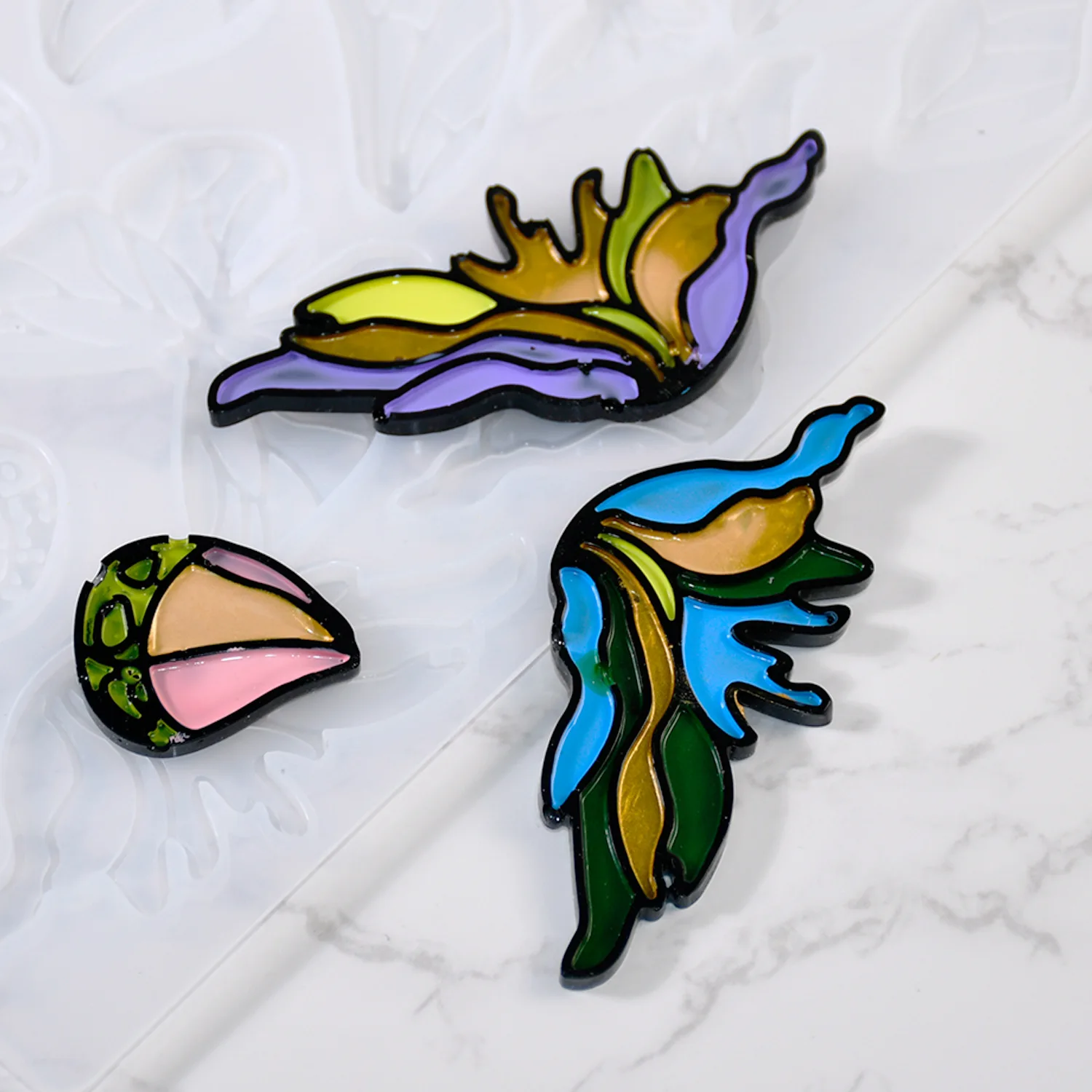 Butterfly Wings Silicone Mold for DIY Brooches, Patches, Earrings, and Pendants