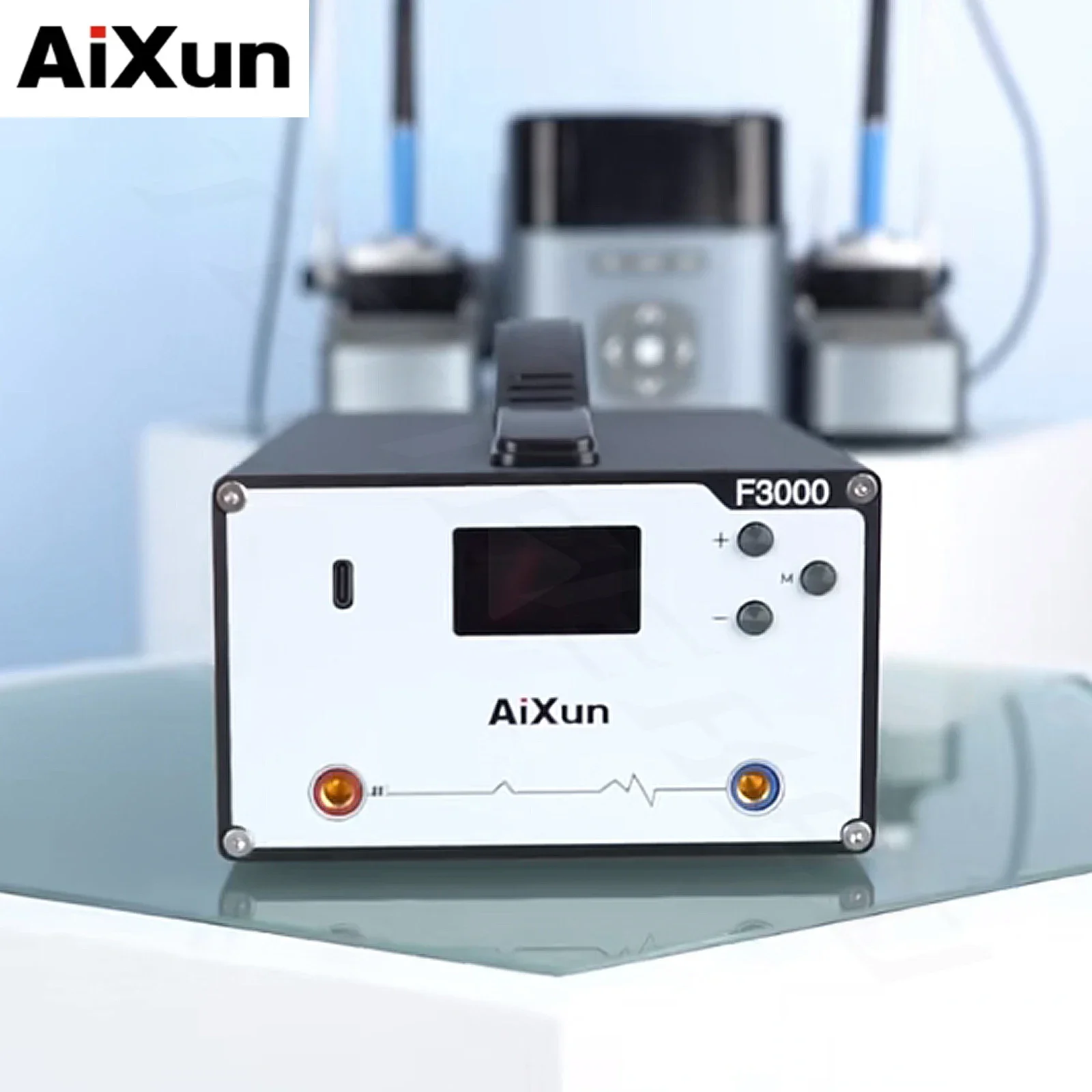 JCID Aixun F3000 휴대용 패러드 캐패시터 스폿 용접기, 리튬 배터리 용접, 더블 펄스 솔더 니켈 도금 용접기