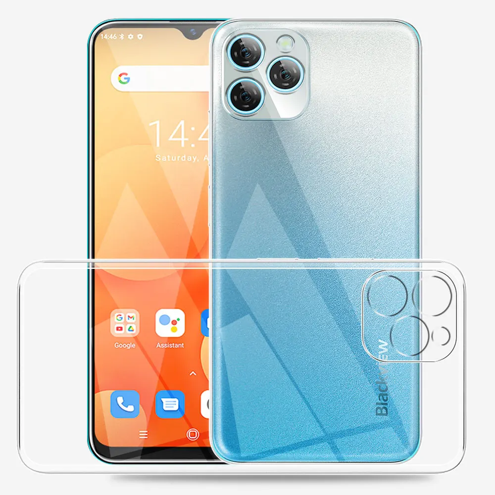 Ikiiqii Cover per Blackview A96 (6.50) + (2 pezzi) Vetro Temperato, Custodia per Antiurto Antigraffio Protettiva Case Ultra Sottile Silicone Custodie + Pellicola - fantasioso