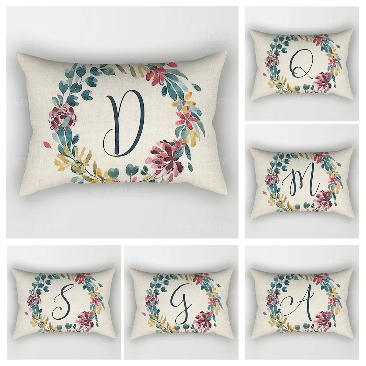 

Домашний декор, 26 букв алфавита, наволочка, Осеннее украшение, подушка, наволочка, украшения, диванная подушка, размеры 30*50 40x60 50*70