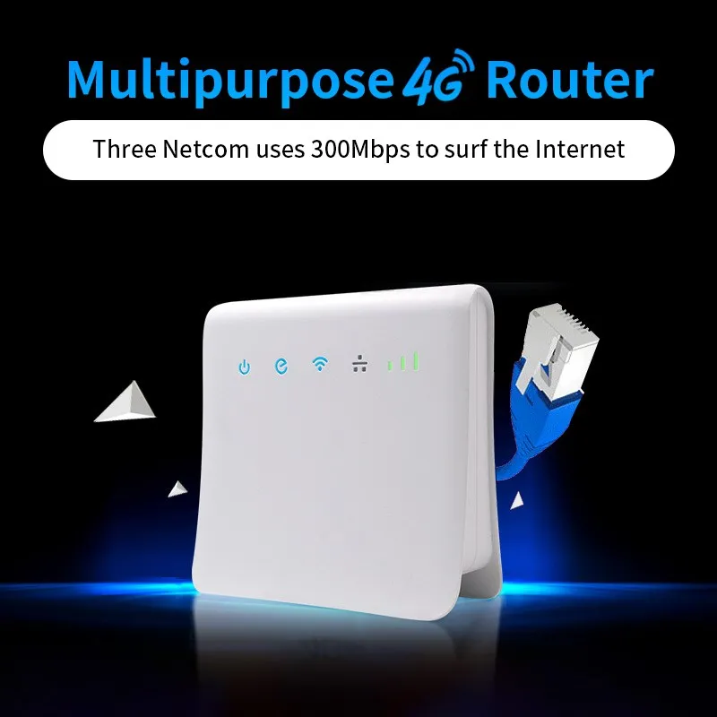 

4G WiFi Router Household CPE Mobile Unicom Telecom Wireless to Wired Pluggable Network Hotspot 3G CPE Wireless Mini Router