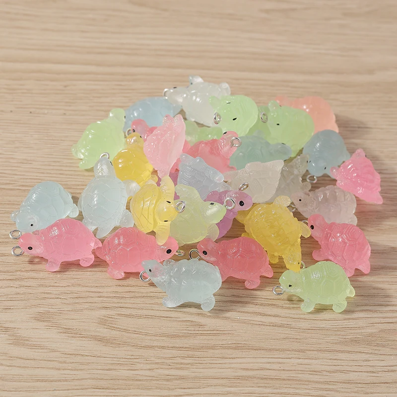 10 stücke 22x29mm Mix Cartoon Harz Tier Schildkröte Charms Anhänger für Schmuck Herstellung Ohrringe Halsketten Armbänder DIY Handwerk liefert – Detail 6
