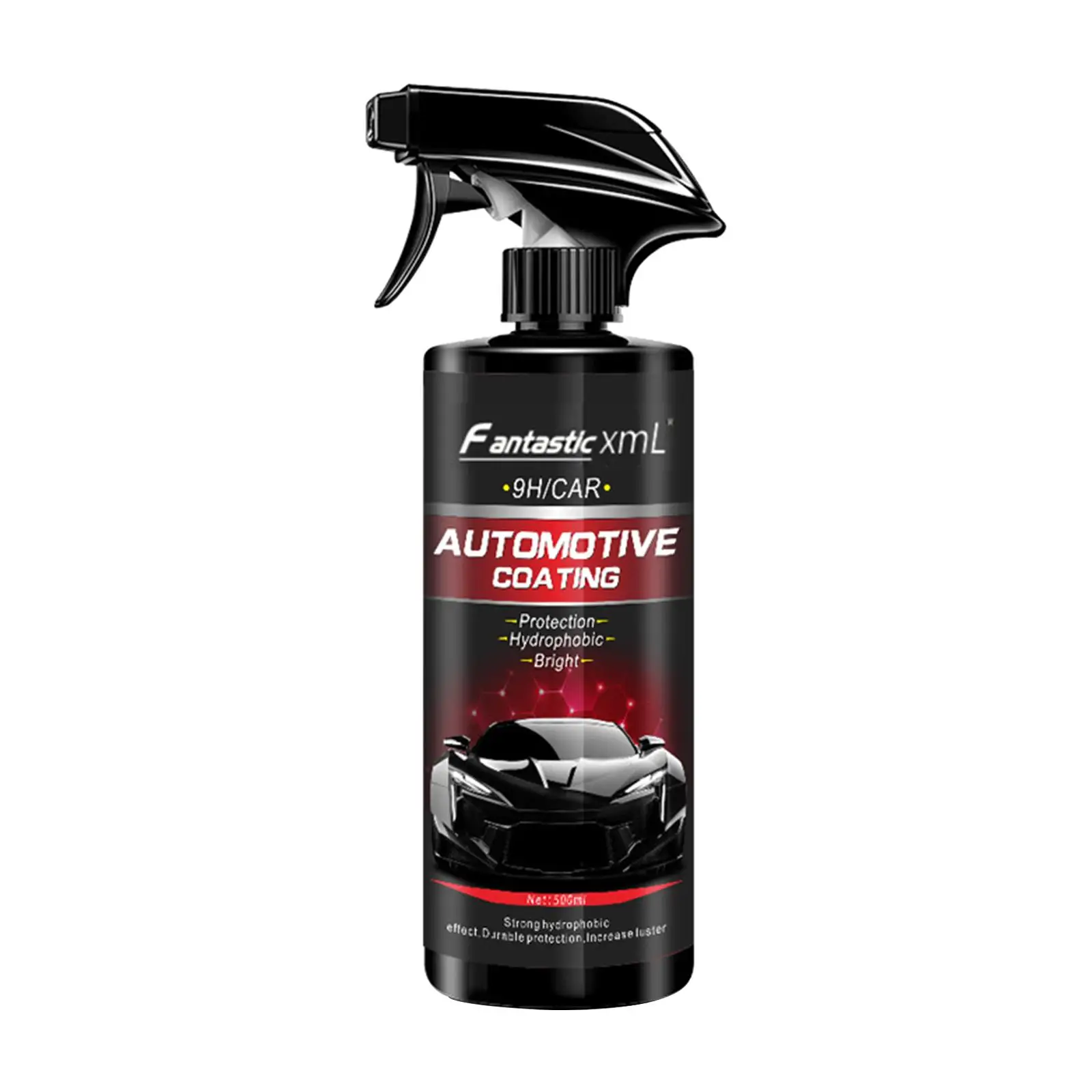 Car Ceramic Coating 500ml Car Nano Ceramic Coating Spray Sealing Waterless for Car Detail Paint Protection and Scratches 9H Nano Coating Agent