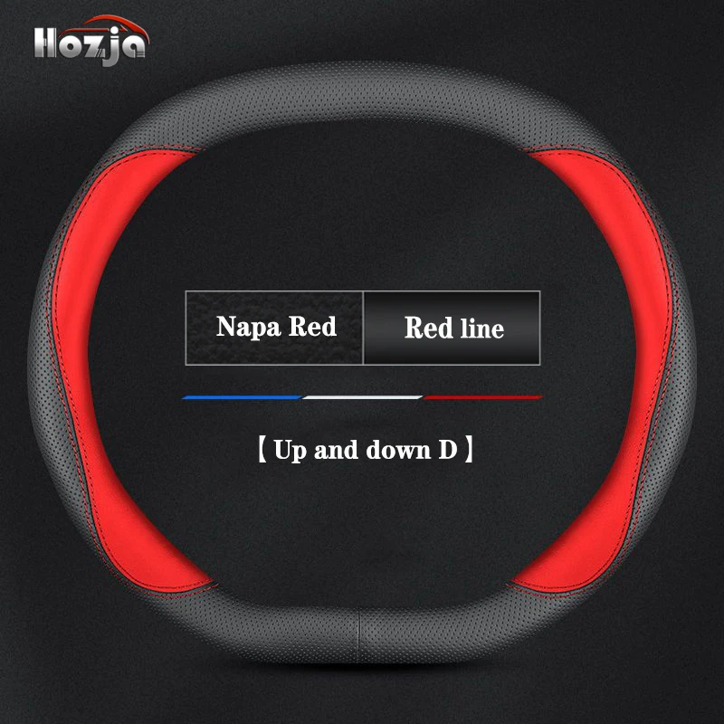Premium Leather Non-Slip Steering Wheel Cover - Luxury Auto Interior Accessory