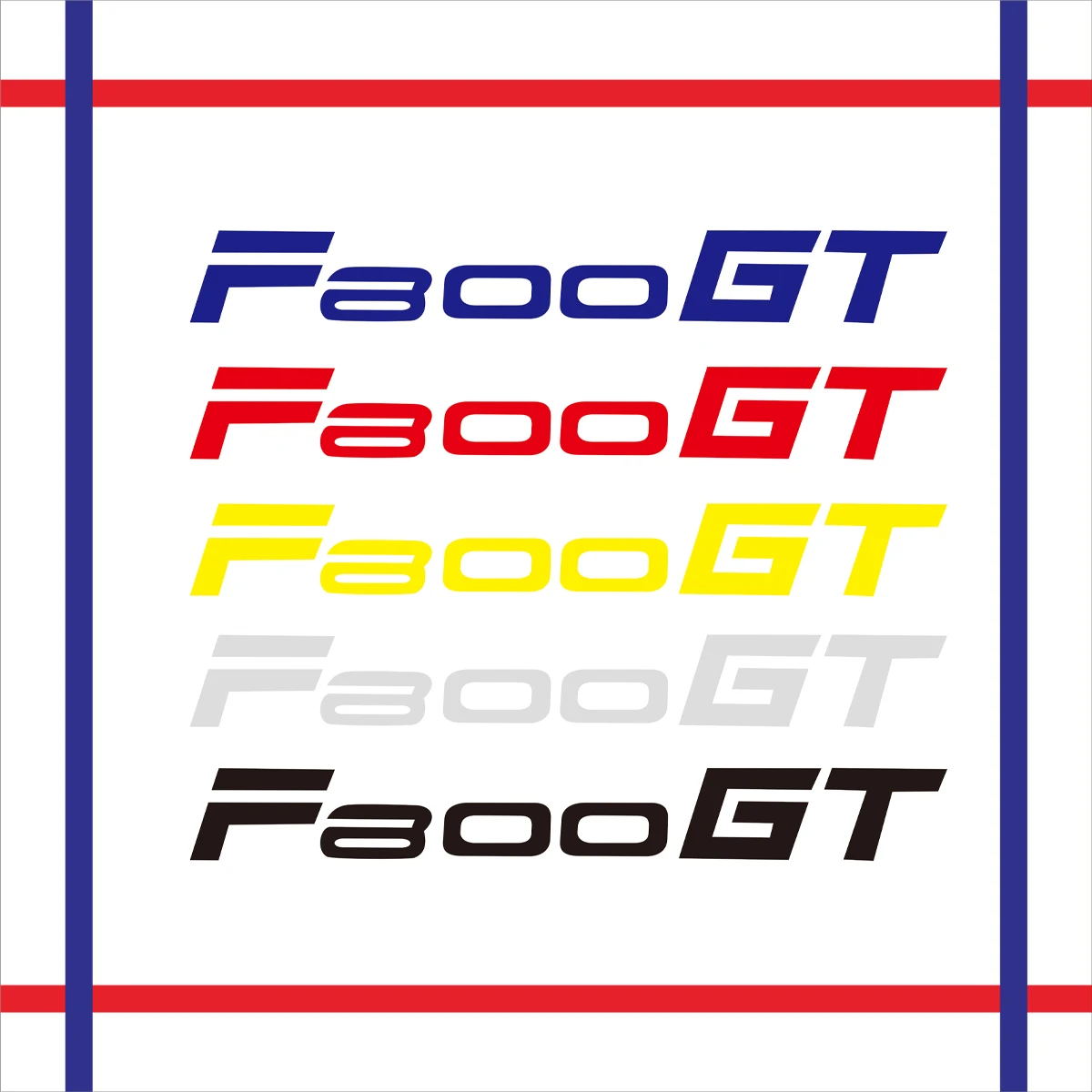 

2PCS Reflective Motorcycle Wheels Fairing Helmet Tank Pad Decoration Logo Accessories Stickers Decals For BMW F800GT F800 GT