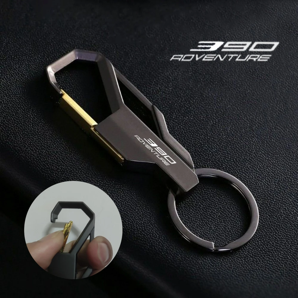 Motorcycle Keychain Accessories For KTM 390 Adventure 390 ADV 390 2019-2023 2022 2021 Waist Hanging Key Ring Metal KeyChains