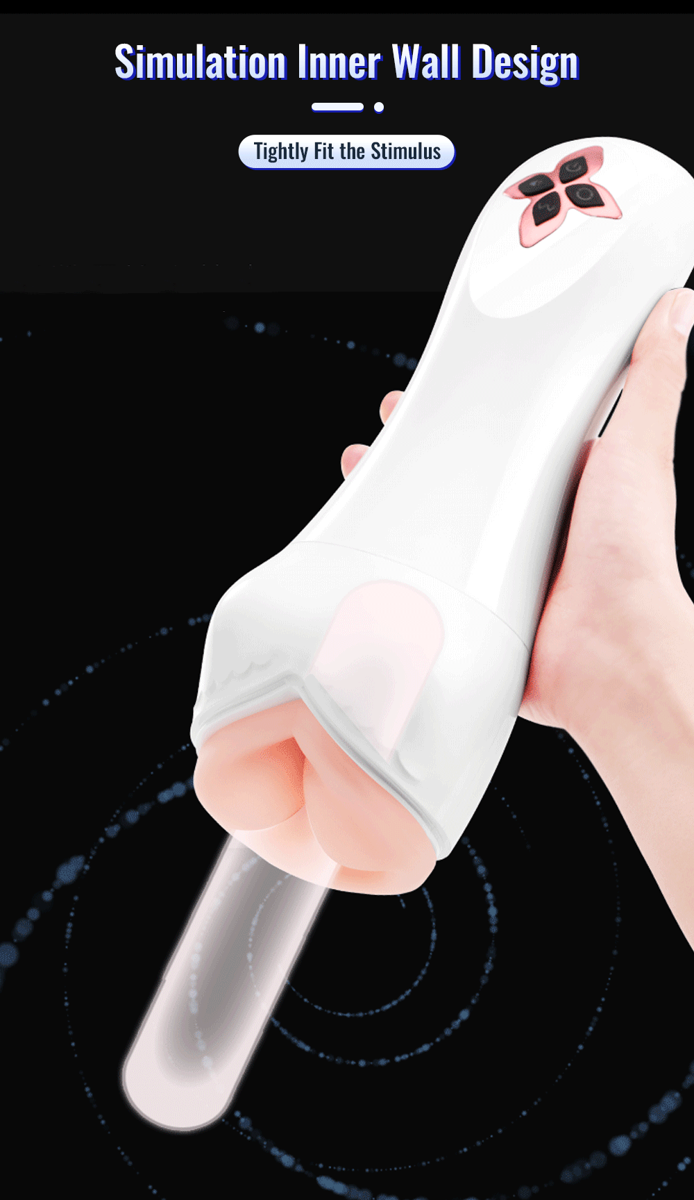 Automatic Masturbator for Men Sucking Vibrating Real Pussy Blowjob Machine Male Sex Toy Men Masturbation Cup Adult Goods for Men