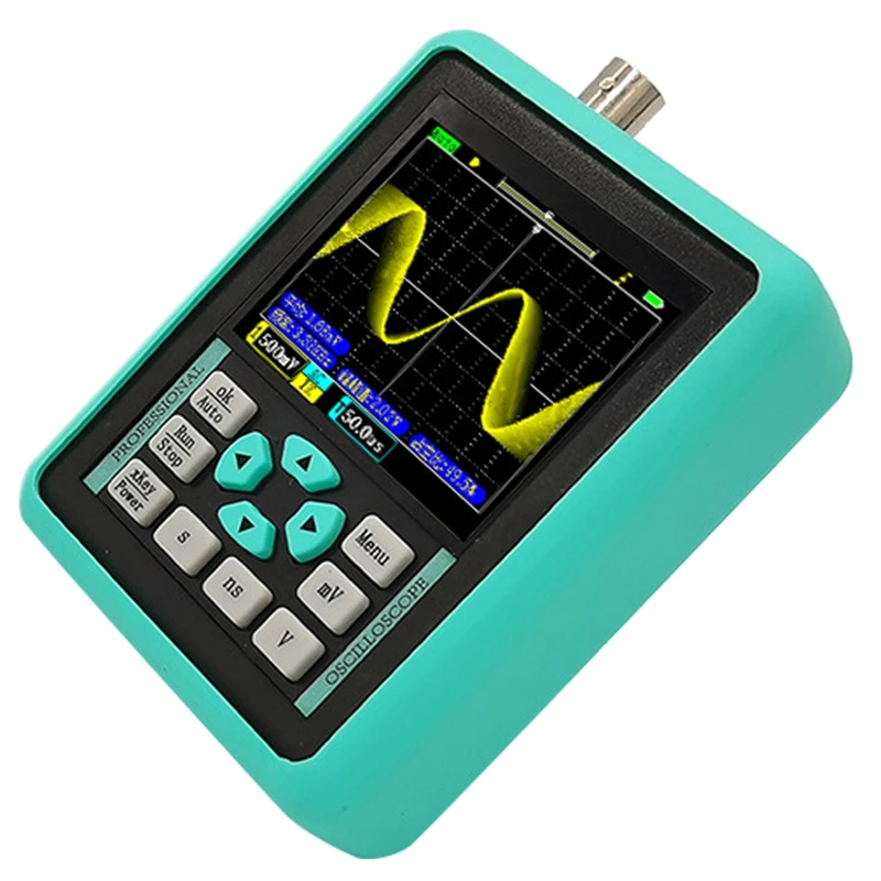 

Mini Portable Digital Oscilloscope Replacement Spare Parts 120M Bandwidth Car Maintenance 500M Sampling