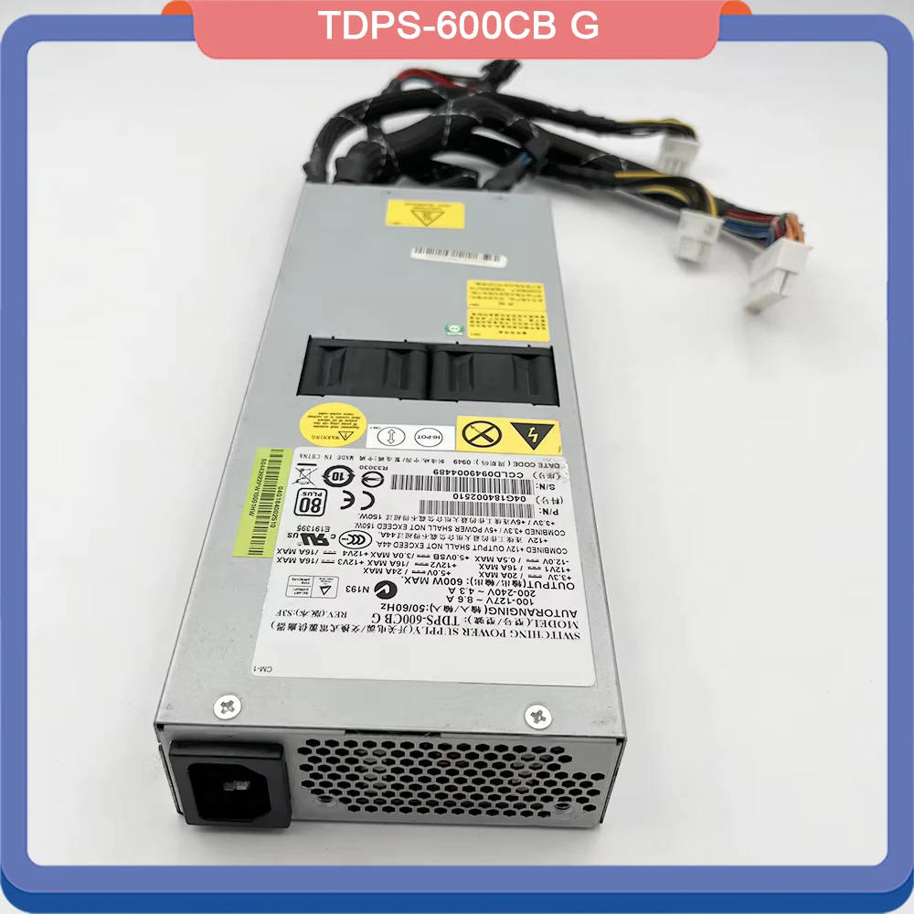 TDPS 600CB G For Delta RS500 I610r G Server Power Supply 600W Fully Tested High Quality