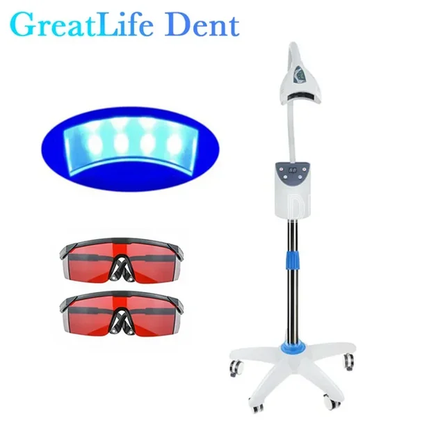 GreatLife Dent Dental Teeth Whitening Machine For Dentistry Bleaching Accelerator Device Led Cold Light Tooth Whitening Lamp