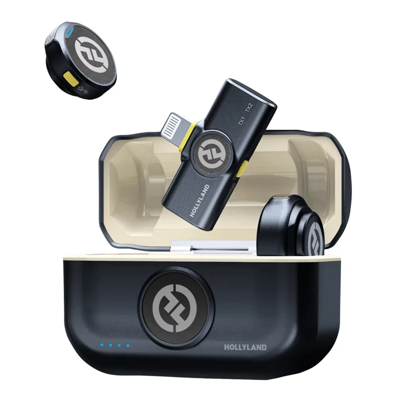 Hollyland Lark M2 ワイヤレスラベリアマイク ノイズリダクション 写真