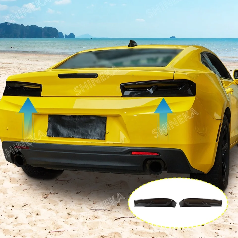 SHINEKA Lampe Hauben Für Chevrolet Camaro 2016-2018 ABS Auto Hinten Rücklicht Hohe Bremslicht Dekoration Abdeckung Außen Zubehör – Detail 14