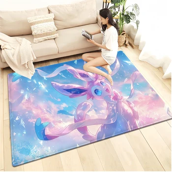 Anime Carpet Pokemon Rug Large Living Room Carpet Playroom Mat  Sofas,Camping,Picnics,children's Play Carpet Entrance Door Mats