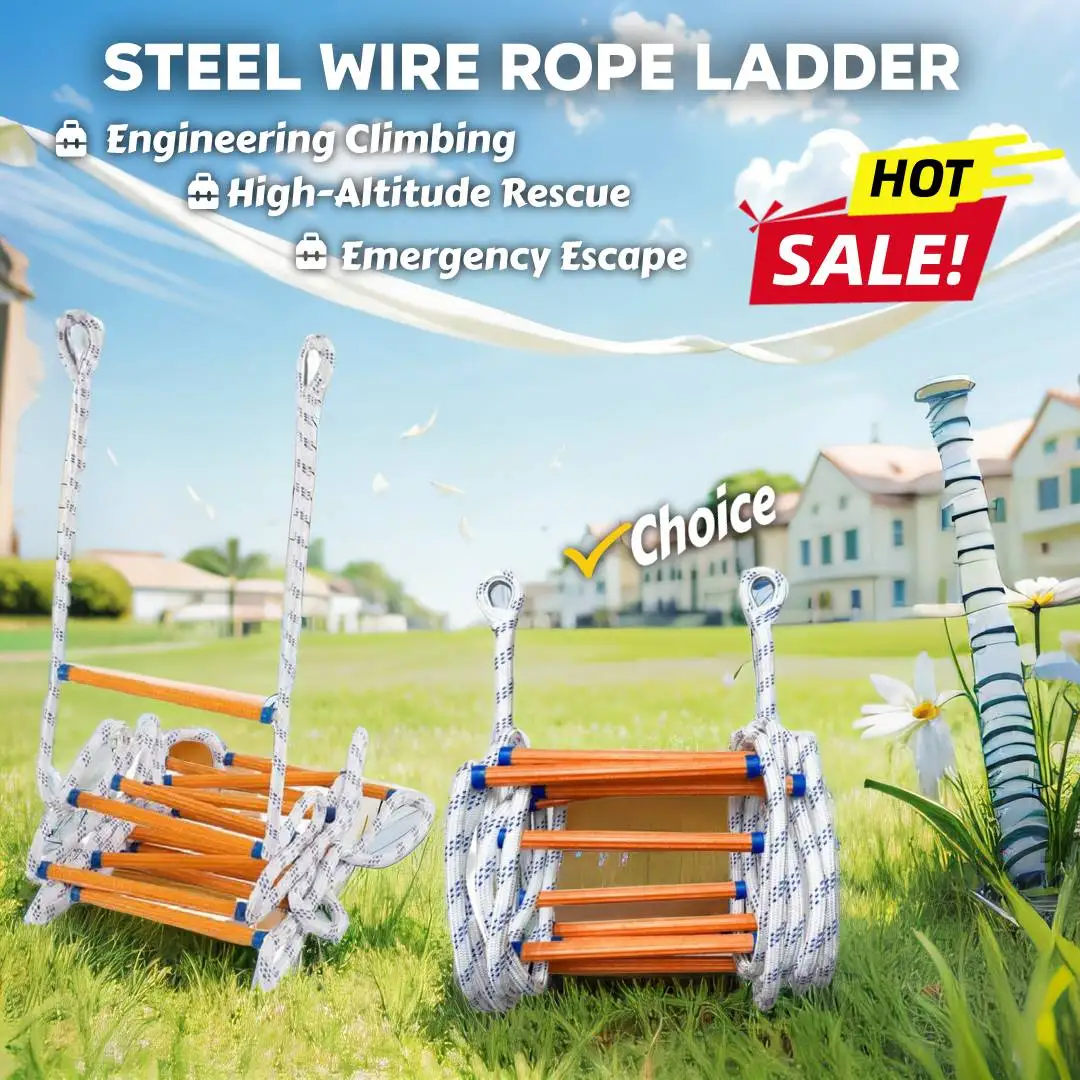 3M Emergency Escape Ladder Rope Fire Escape Rope Ladder Engineering Climbing High-Altitude Rescue escape ladder rope