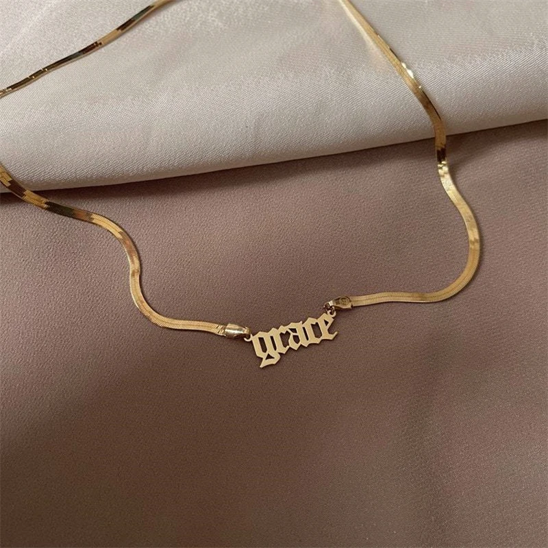 Custom Name Pendant Necklaces Custom 