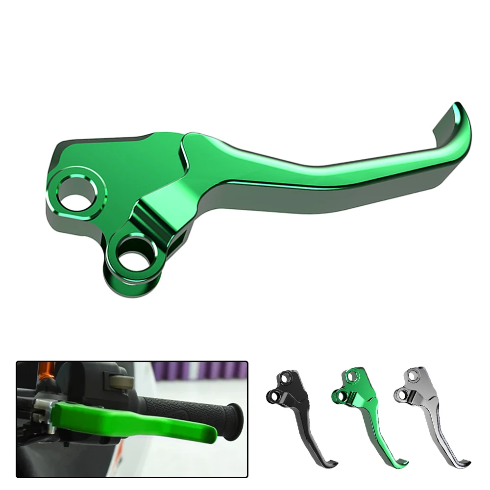 

Motorcycle CNC Aluminum KX 80 100 Accessories Two Finger Shorty Stunt Brake Lever For KAWASAKI KX80 KX100 1997 1998 1999 2000