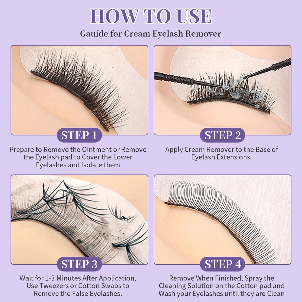 Eyelash Glue Remover 5g Gel Cream for Eyelash Extension