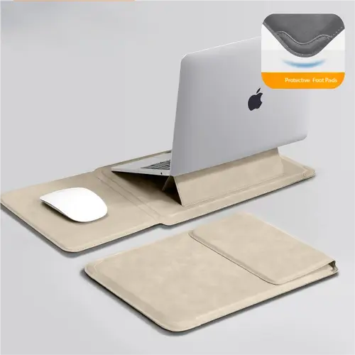 Laptop Sleeve Case 13 14 15 15.6 16Inch For Huawei HP DELL Bag For Macbook Air Pro 13 13.6 M4 Notebook Case with stand Men Women - Image 9
