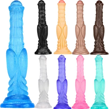 Animal Dildo For Anal Toys For Sex Huge Horse Dildo Penis Suction Cup Dick Sex Toys For Adults Gold Black Dildos For Women Men 1