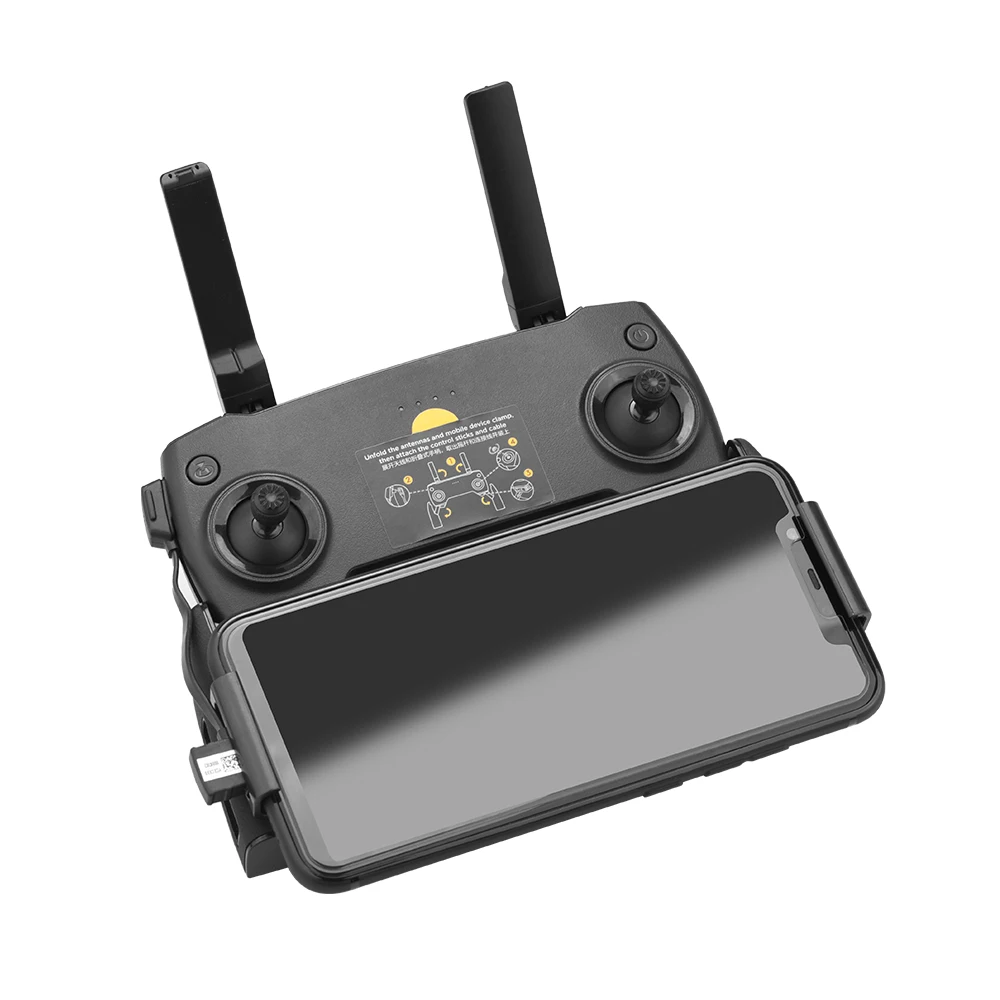 Remote Control Mount for DJI Mavic 2 Mavic Mini Mavic Pro Air Spark Bracket Extended Clip Easy Install Stable Cellphone holder