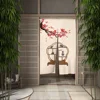 Chinese Style Scenery Door Curtain Landscape Ink Art Painting Curtain Living Room Japanese Doorway Entrance Hanging Half-Curtain 2