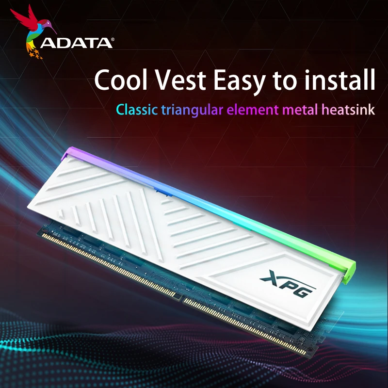 Adata-ram de Memória Única com Dissipador de Calor Xpg Spectrix D35g Ddr4 Rgb 3200 3600 8gb 16gb U-dimm Desktop cl 1620-20 - Imagem 4