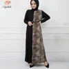 Muslim Satin Black Abaya Islamic Modest Dress Abayas For Women African Dresses Turkey Kaftan Dubai Kaftans Morrocan Clothing