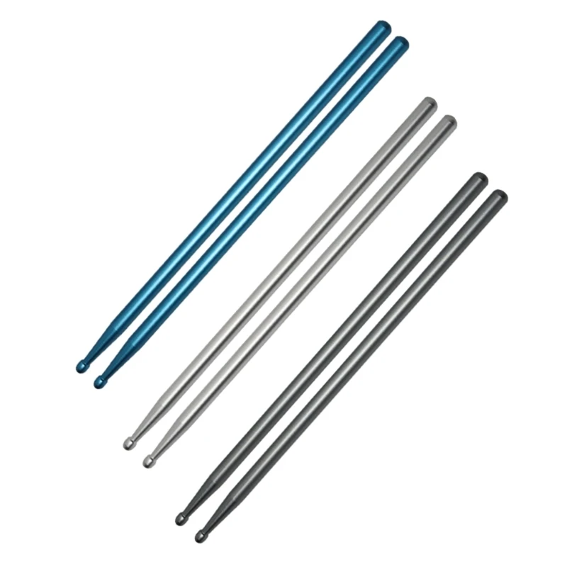 

1 Pair 5A Aluminum Alloy Drumsticks Simple Durable Drum Percussions Accessory Drummers Gifts for Kids Adults