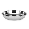 Serving Dishes Plate Cold Crust Dinnerware Flat Plate Round Stainless Steel Tray With Non-magnetic Good Quality 1