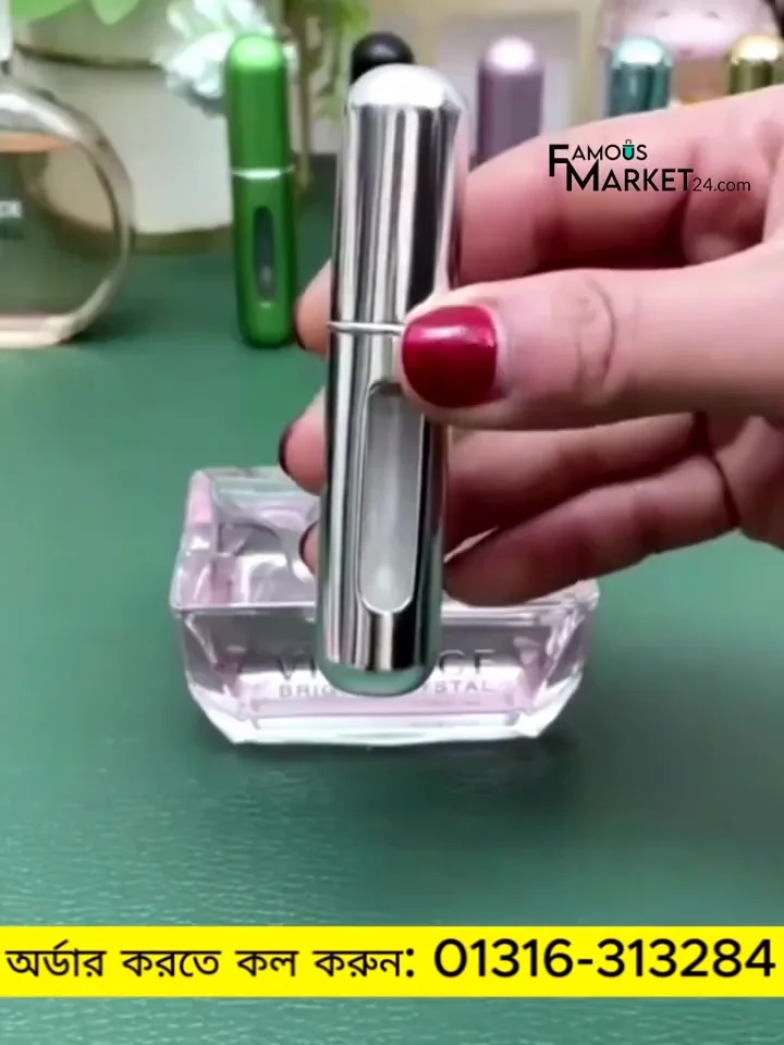Perfume Refill Bottle Portable Mini Refillable Spray Jar Scent Pump Case Empty Cosmetic Containers Atomizer For Travel 5ml