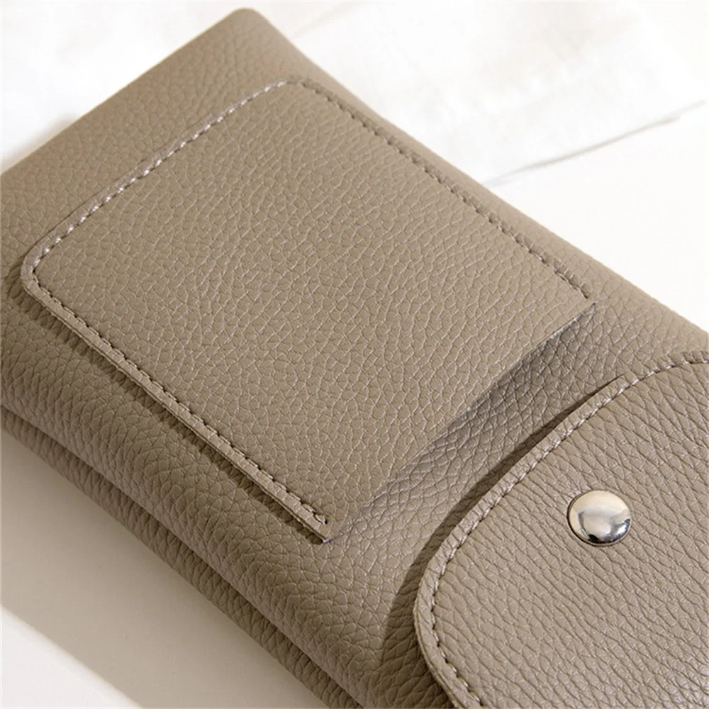 Mädchen Frauen Brieftasche Schulter Mini Leder Taschen Riemen Handy Große Kartenhalter Brieftasche Handtasche Geld Taschen Mädchen Kleine Taschen – Detail 4