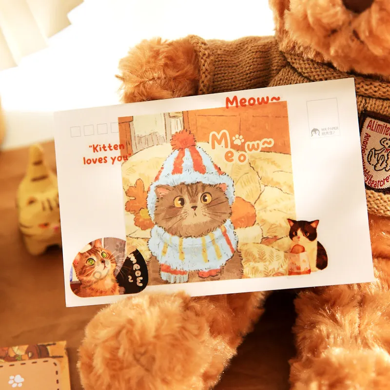 4style 96pcs/lot cute pet themed sticky notes+PET die-cutting stickers creative combination DIY handmade scrapbook decoration ﻿ 3