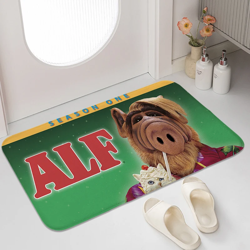 

Door Mat for Bathroom A-Alf Funny Doormat Entrance Door Living Room Kitchen Treadmill Rugs Bedroom Floor Carpet Anti Slip Home