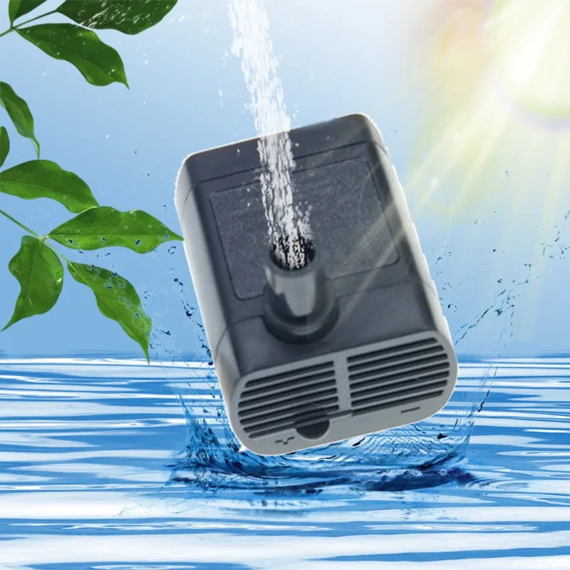 Power bank 2415-12 (con connettore USB nero) con pompa dell'acqua miniaturizzata USB silenziosa per animali domestici, 5V DC, senza spazzole. - Image 3