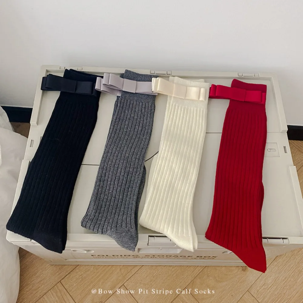 Breathable Red Cashmere Winter Compression Socks for Women