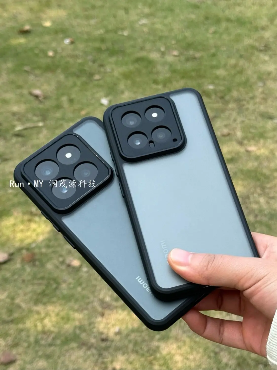 Luxury Frosted Acrylic Armor Case - Transparent Shockproof Bumper Cover