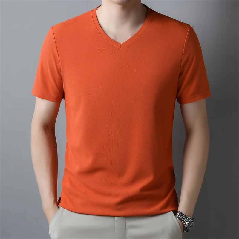 PlatiNum Waffle V-Neck T-Shirt Packaging