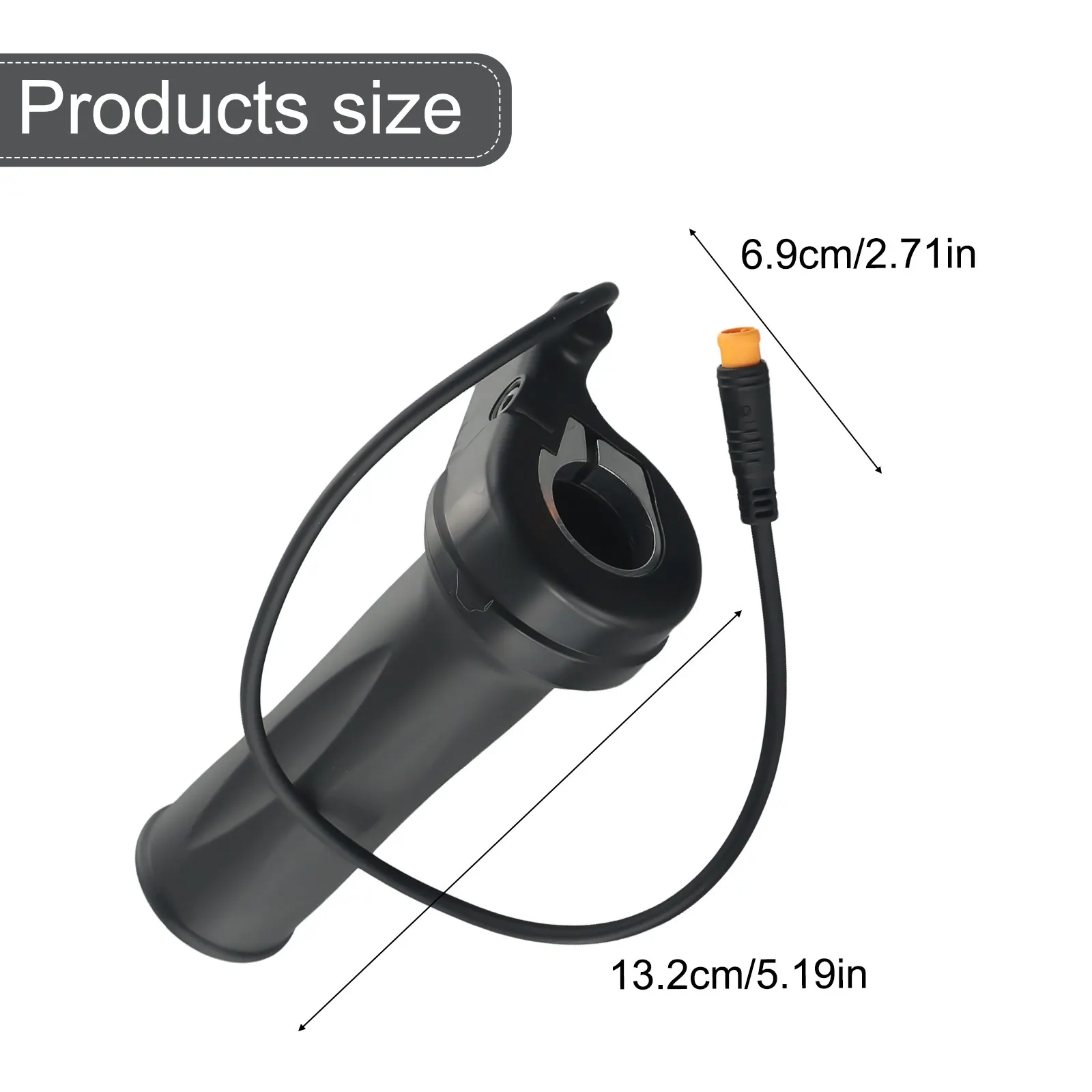 

3 Pin Ebike Twis1tThrottle Grip Hot Sale Throttle Control Set 24V 36V 48V For E-Bike Electric Scooter With 7/8 Inch 22MM Applica
