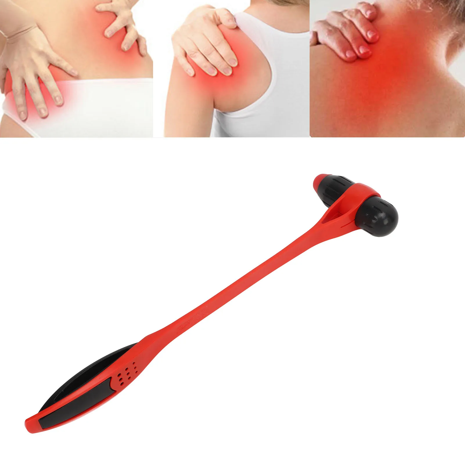Manual Massage Hammer Massage Hammer Flexible One Piece Muscle Relax Moderate Hardness Silicone Lever Principle for Full Body