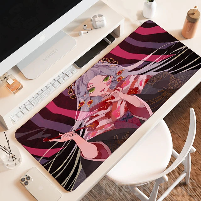 Tapis De Souris Demon Slayer Kimetsu No Yaiba Xxl, Grand Tapis Kawaii,  Accessoires De Bureau Pour Jeu - Tapis De Souris