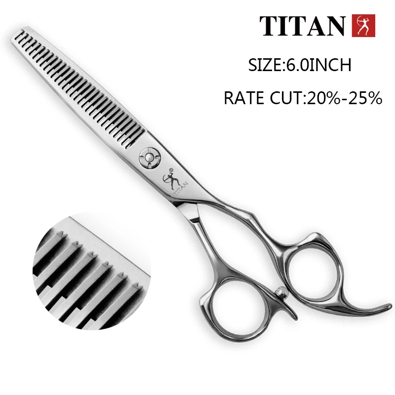 TITAN 미용사 가위 이발사 도구 머리카락 가늘어지는 수염 가위