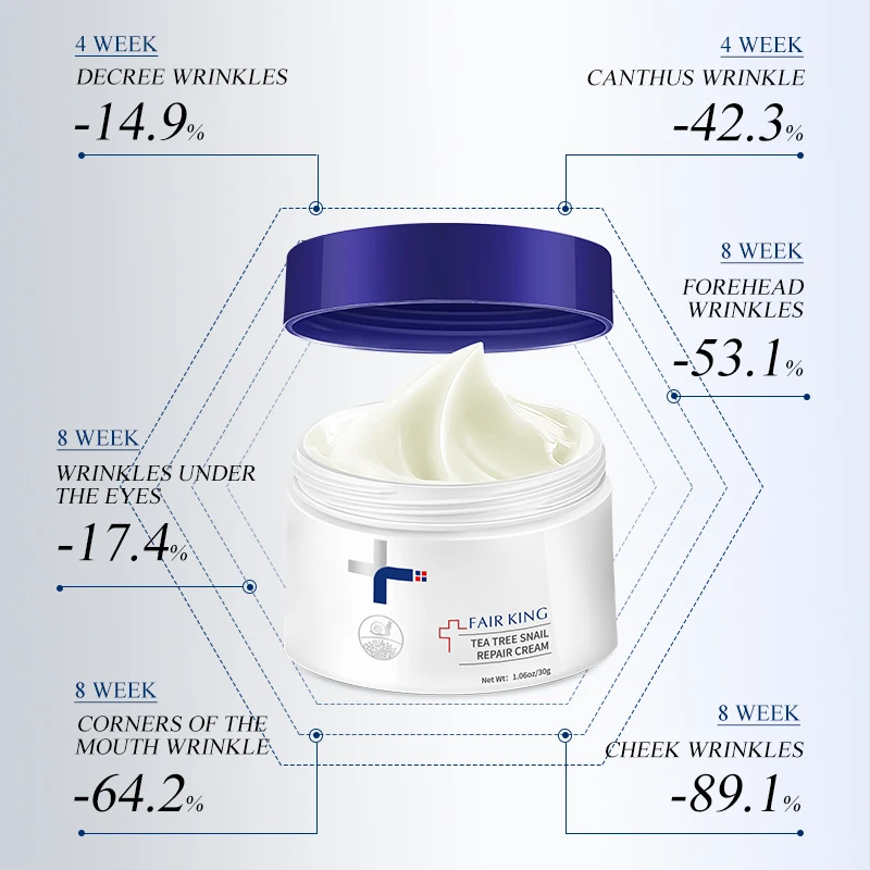 Snail Cream Collagen Hyaluronic Acid Moisturizing Nourishing Snail Essence Face Cream Skin Care Products