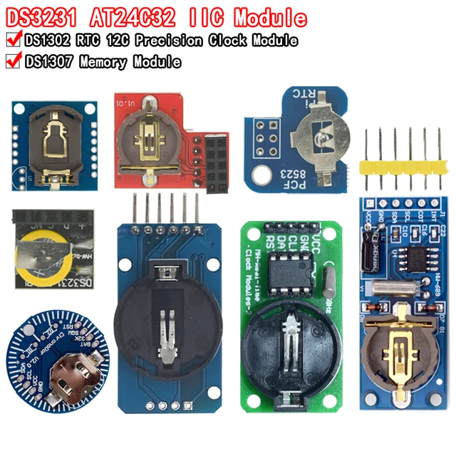 AT24C32 Memory Module The Ide DS3231 RTC CLOCK MODULE WITHOUT BATTERY ...
