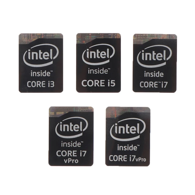 Variety Of Choices Original 4th Generation I3 I5 I7 Celeron Intel Core Sticker Label 5PCS Logo Label Laptop Metal Logo Sticker 2